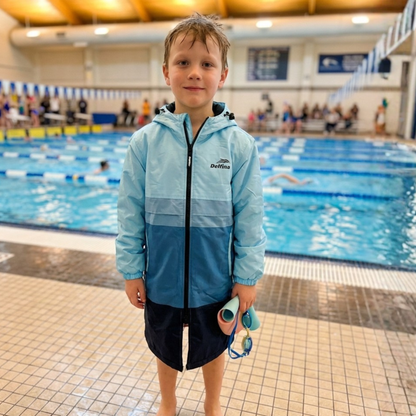 Delfina Kids Swim Parka with Removable Sleeves