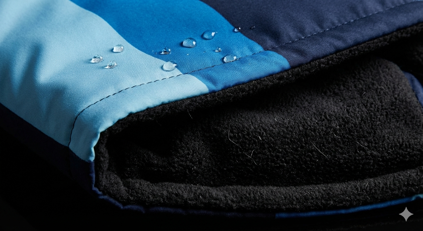 Delfina Kids Swim Parka with Removable Sleeves