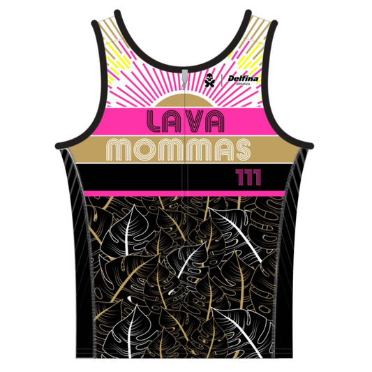LAVA MOMMAS CUSTOM WOMEN'S SLEEVELESS TRI TOP