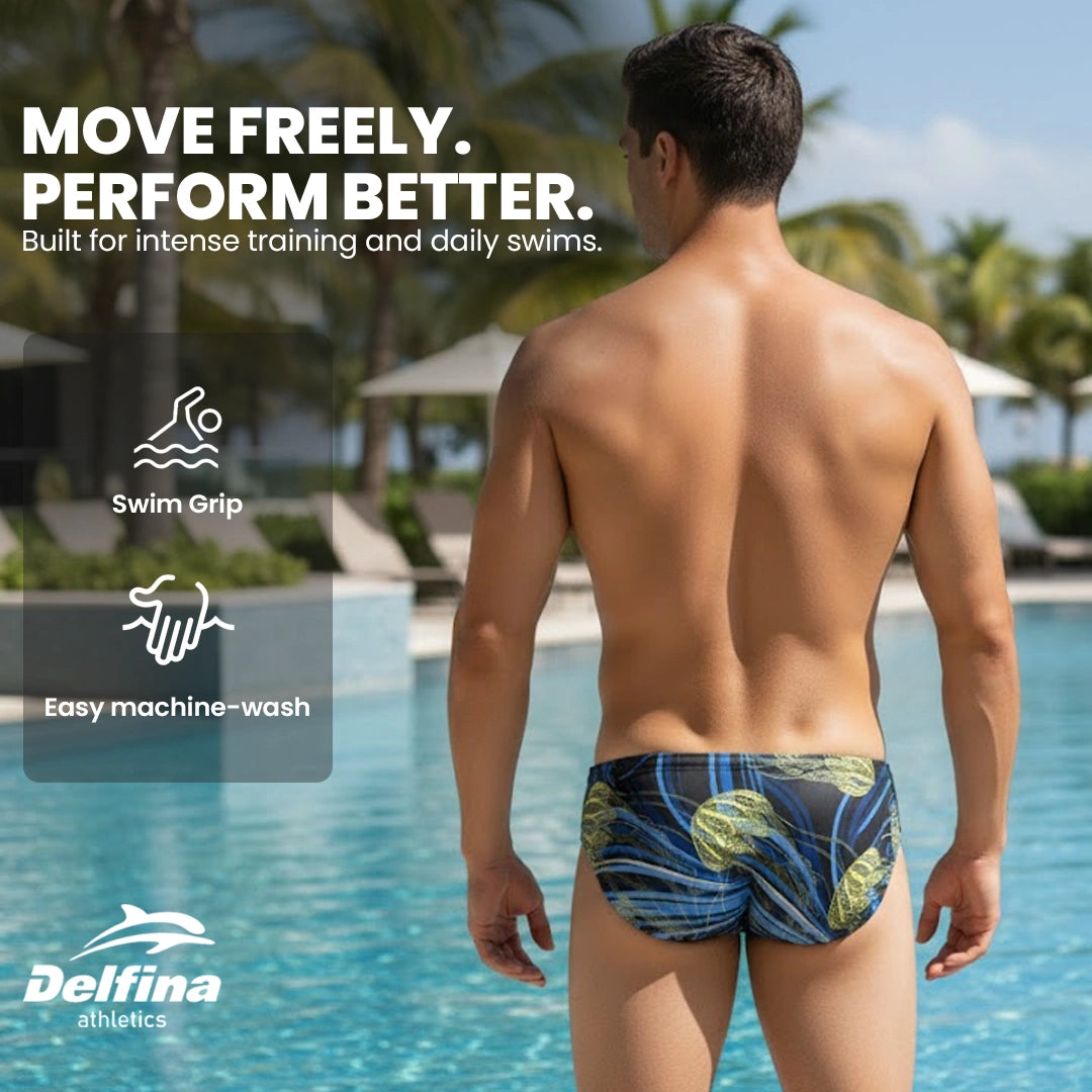 Medousa Men's Brief Swimsuit Move Freely.