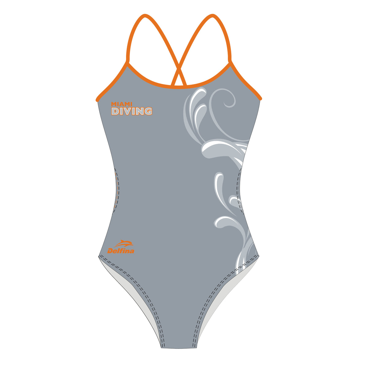 MIAMI DIVING CUSTOM WOMEN'S TIE BACK SWIMSUIT