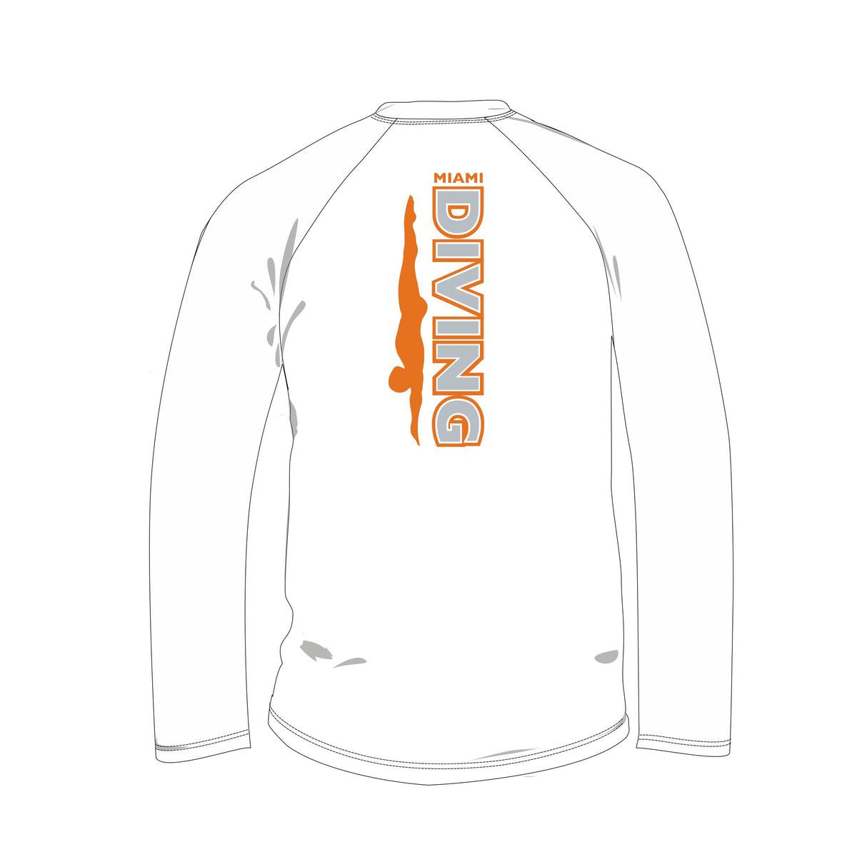 MIAMI DIVING CUSTOM RASH SHIRT (MODEL ST LG)