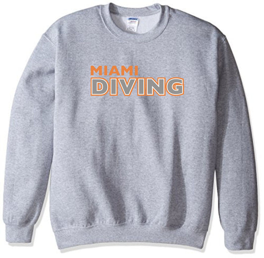 MIAMI DIVING CREWNECK SWEATER WITH LOGO