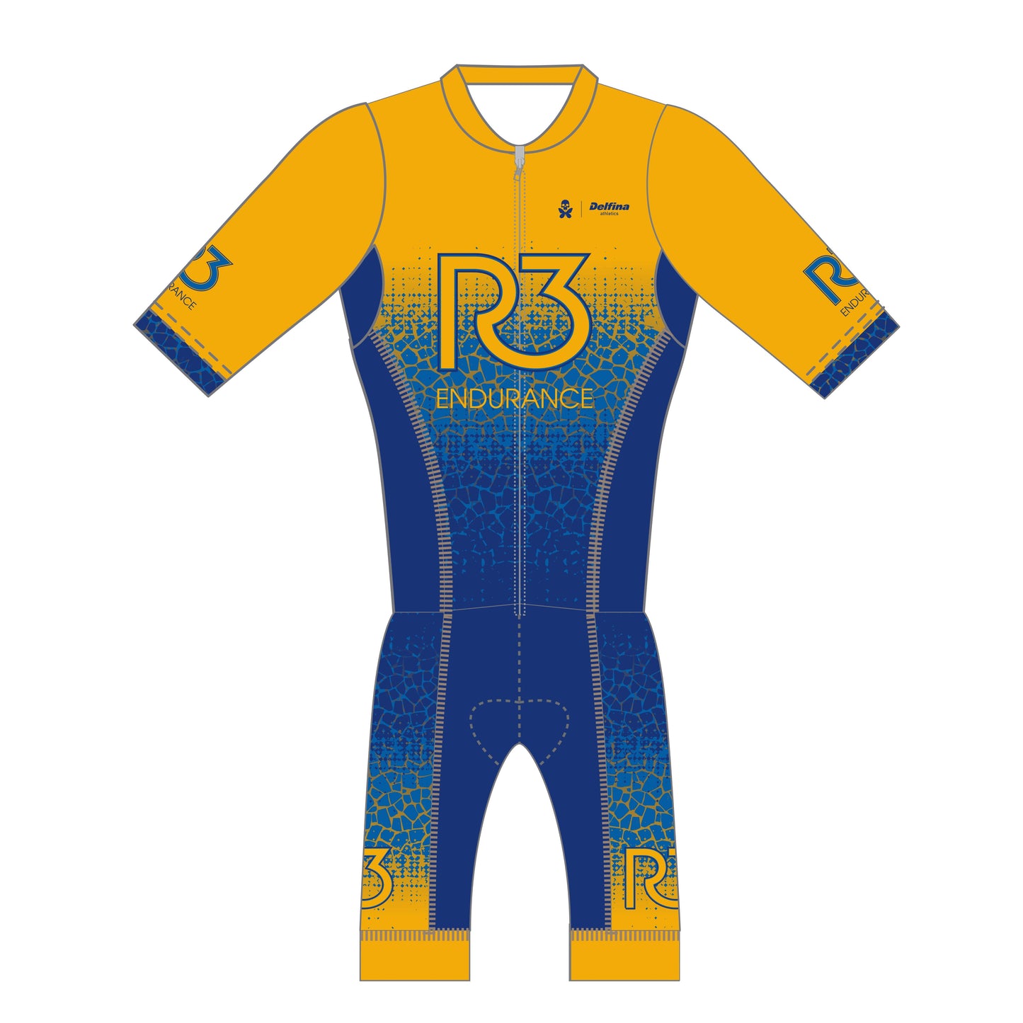 R3 ENDURANCE CUSTOM WOMEN'S SHORT SLEEVE TRI SKINSUIT