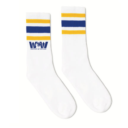 CUSTOM CREW SOCKS WHITECAPS OF WESTLAKE