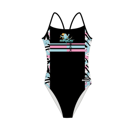 TSTC CUSTOM WOMEN'S OPENBACK ONE-PIECE SWIMSUIT