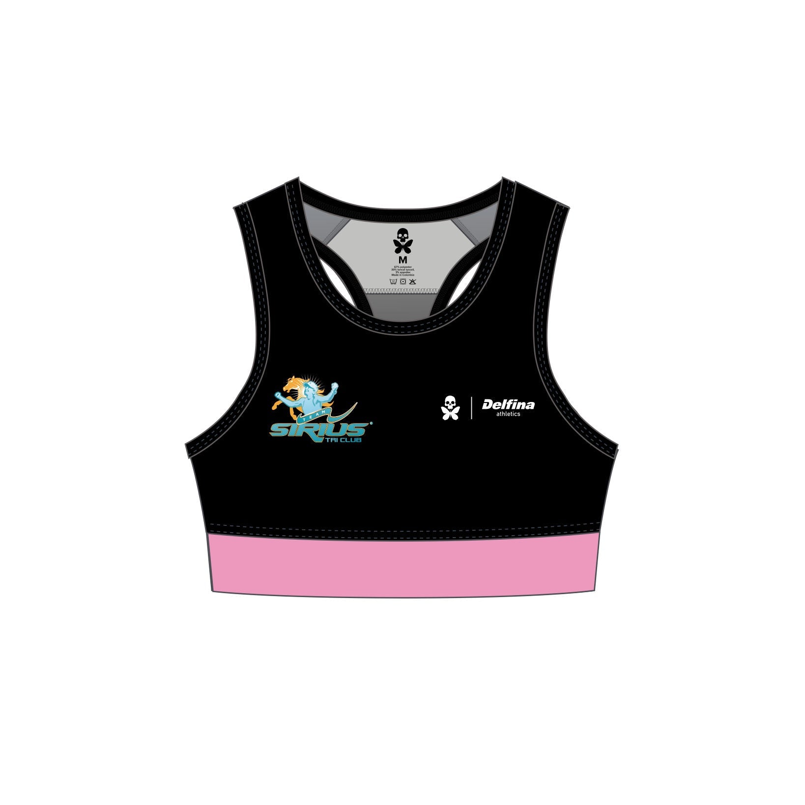TeamSiriusTriClub - women’s sports bra