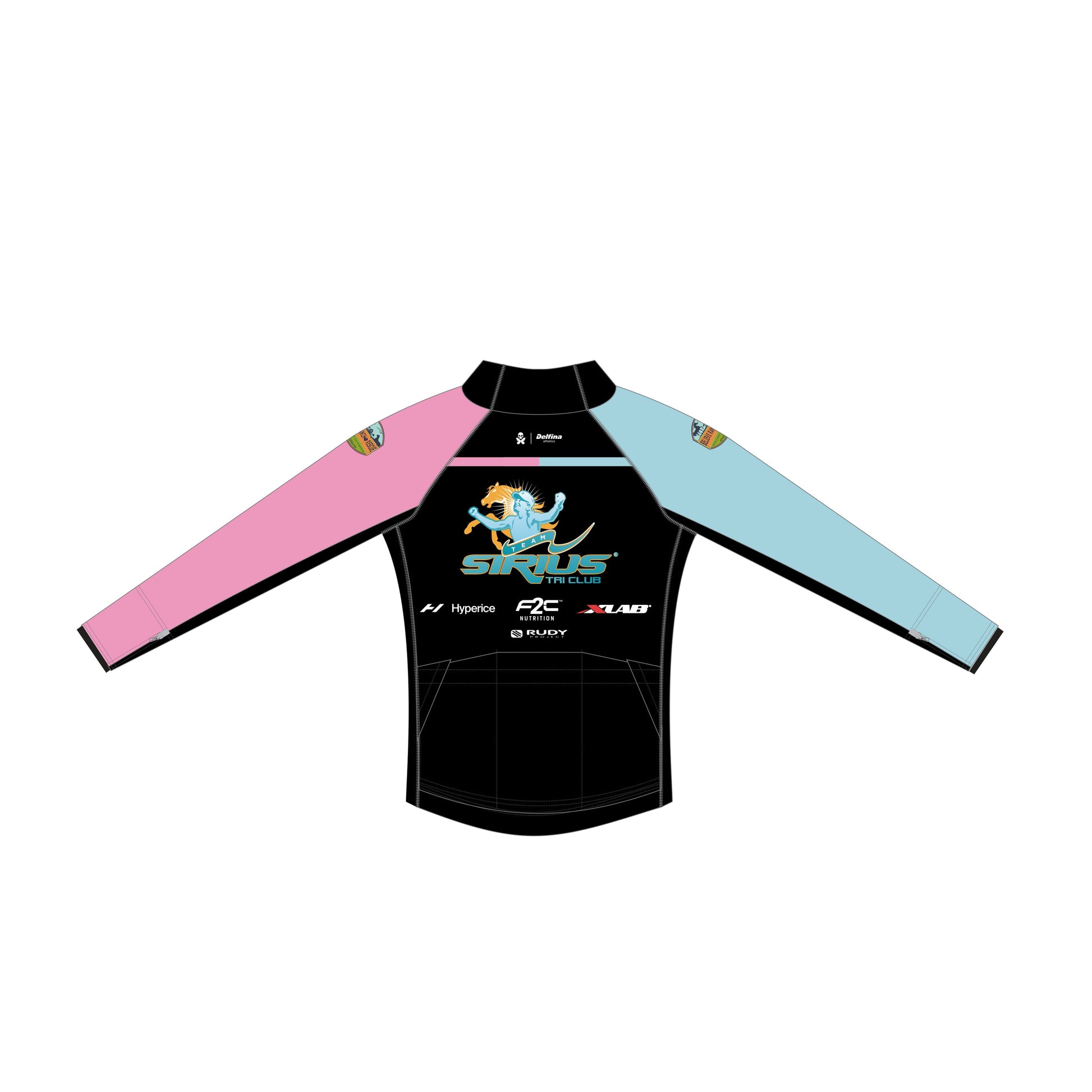 TSTC Men’s winter cycling jacket Backside