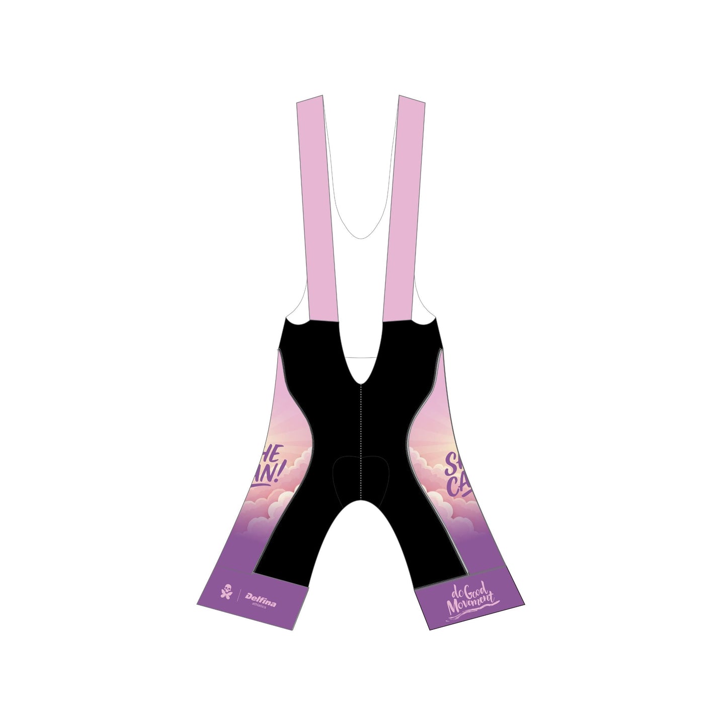 THE DO GOOD MOVEMENT CUSTOM WOMEN'S CYCLE BIB SHORT