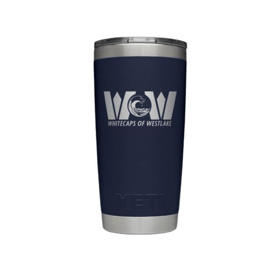 CUSTOM YETI RAMBLER® 20 OZ TUMBLER WHITECAPS OF WESTLAKE