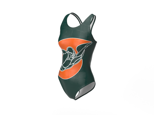 GIRLS XBACK SWIMSUIT CUSTOM HURRICANE AQUATICS